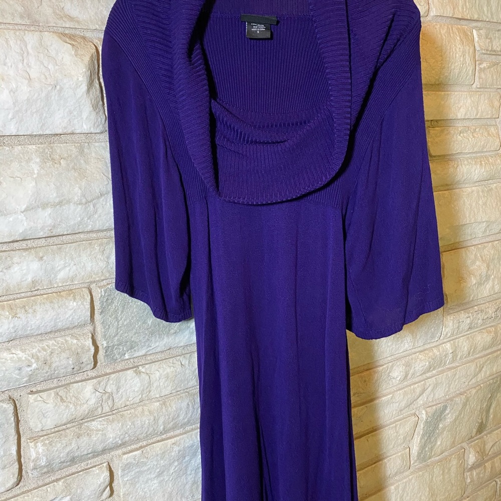 Cowl neck Body Con Dress Flutter Sleeves